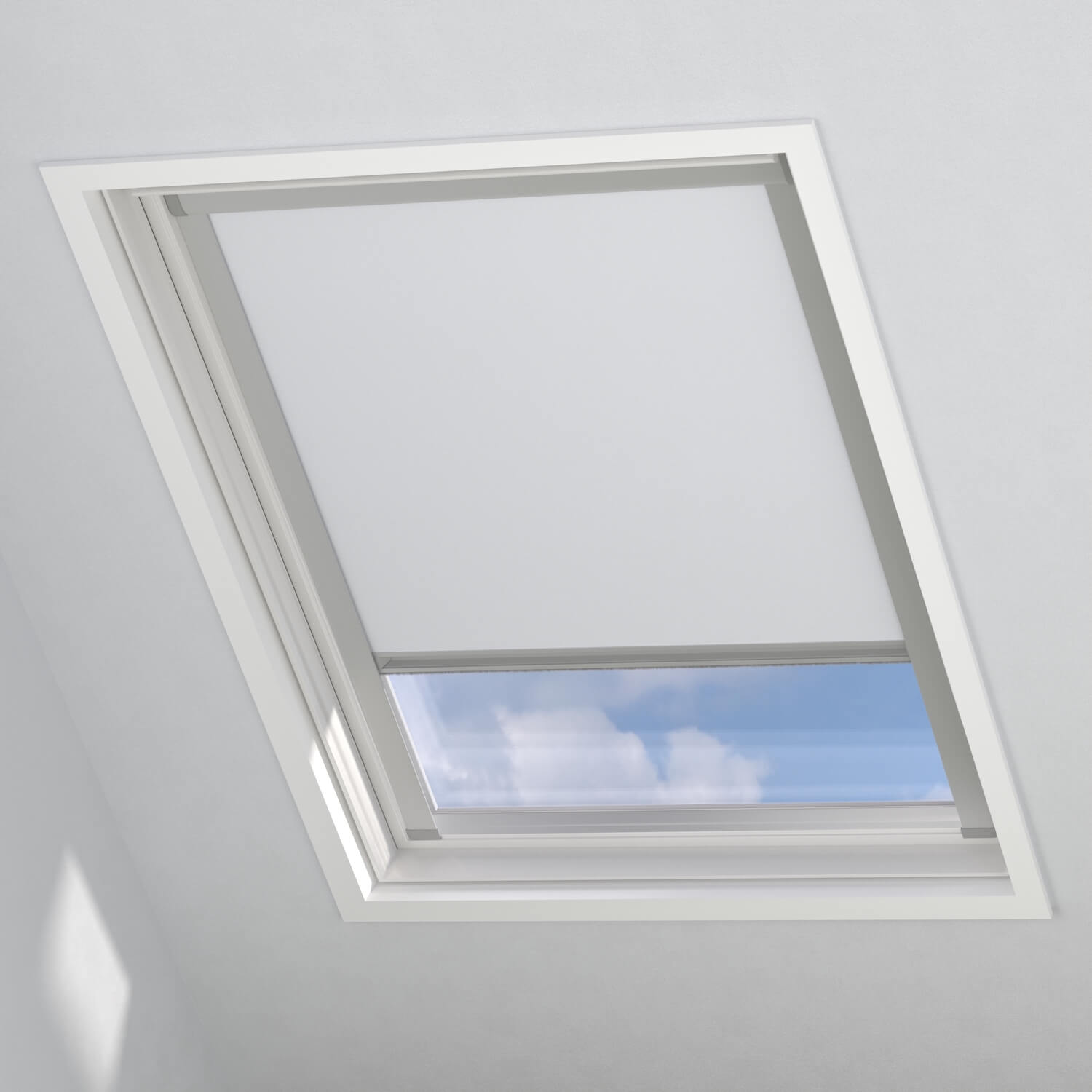 Skylight Mick Blackout White image of Stores fenêtre de toit made of 75% polyester