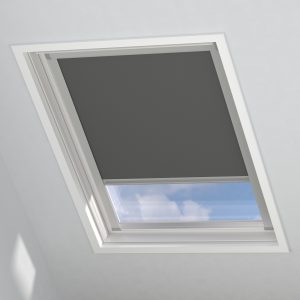 Store pour fenêtre de toit Velux® - Tissu Gris foncé