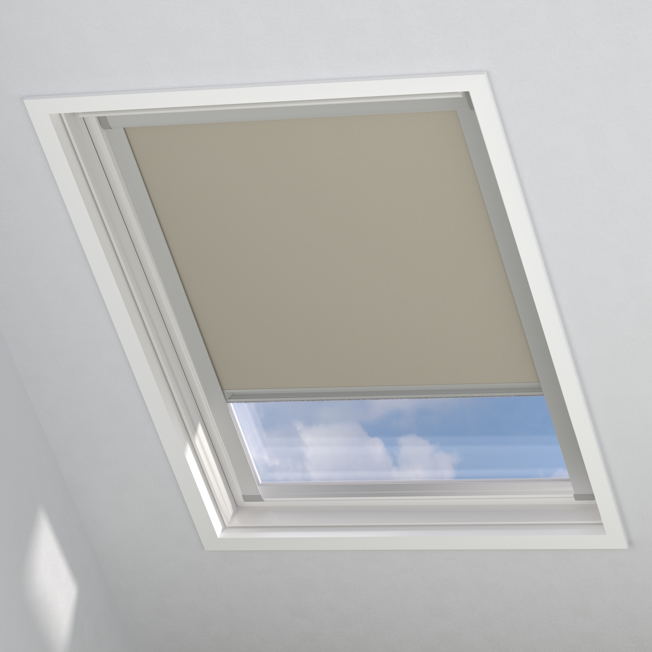 Store pour fenêtre de toit Velux® - Tissu Taupe