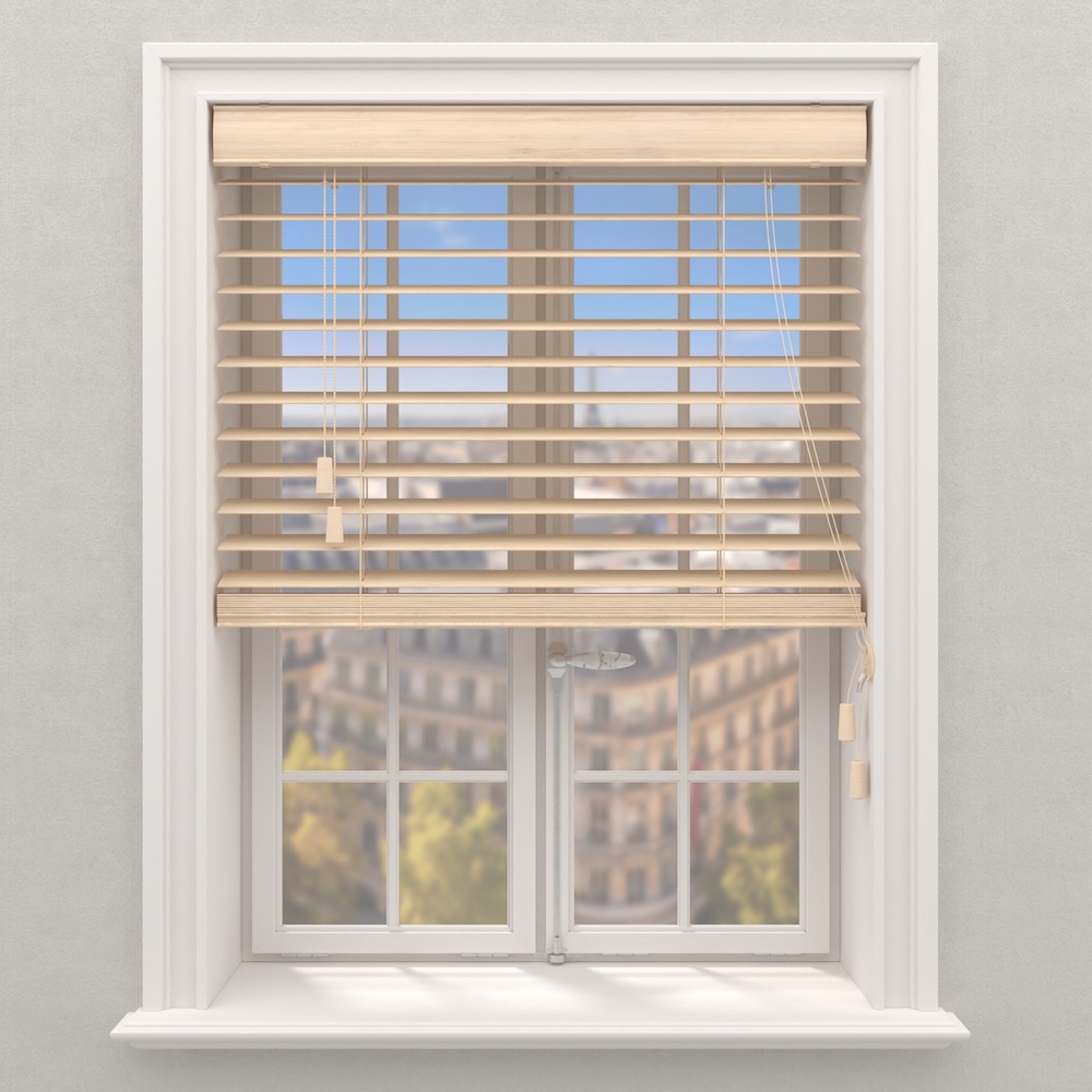 Store Vénitien Bois Naturel