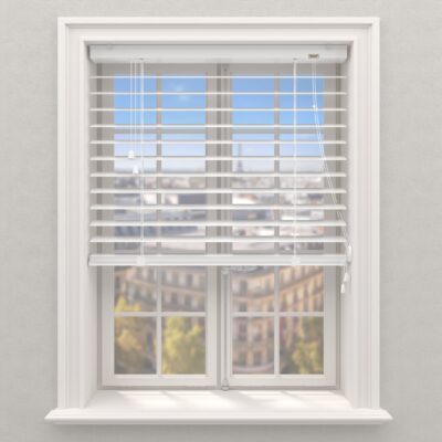 Store Vénitien Aluminium Blanc