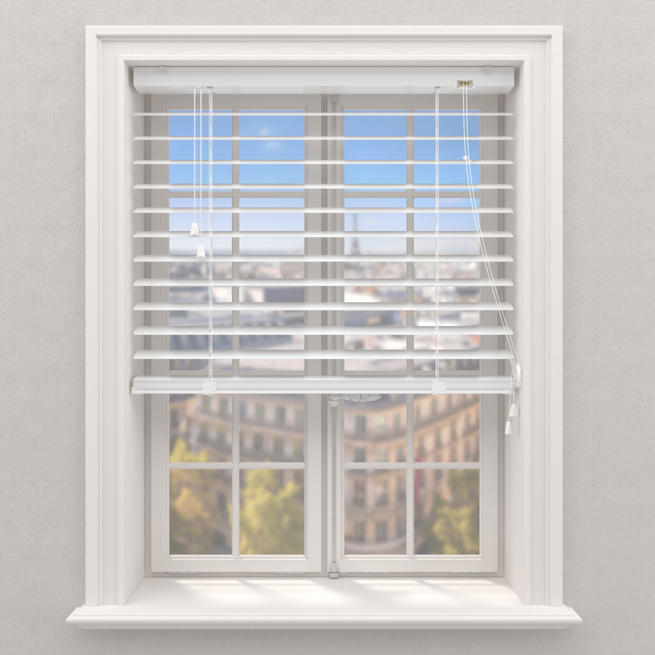 Store Vénitien Aluminium Blanc